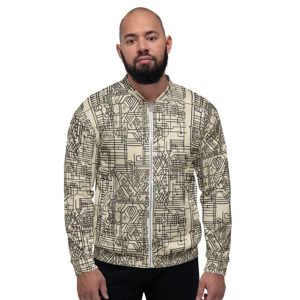 Blueprint Rhapsody on Bomber Jacket — Front