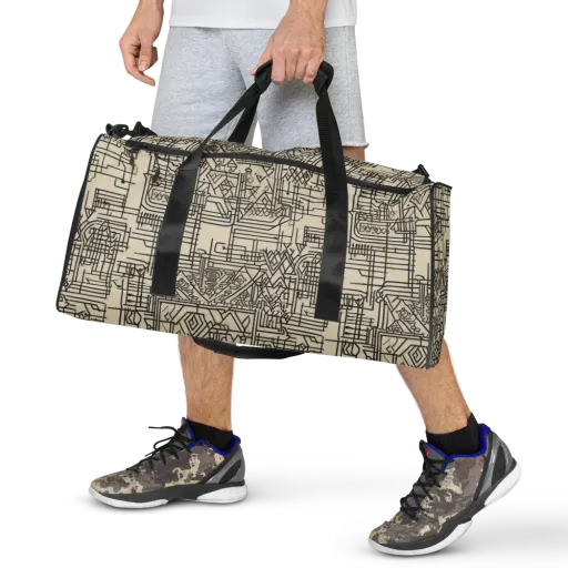 Blueprint Rhapsody on a Duffle Bag