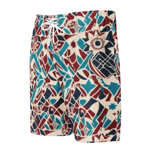 Deco Wildflower on a Men's Board Shorts