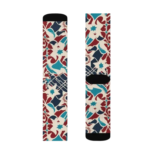 Deco Wildflower on a Socks
