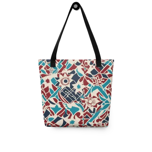 Deco Wildflower on a Tote Bag
