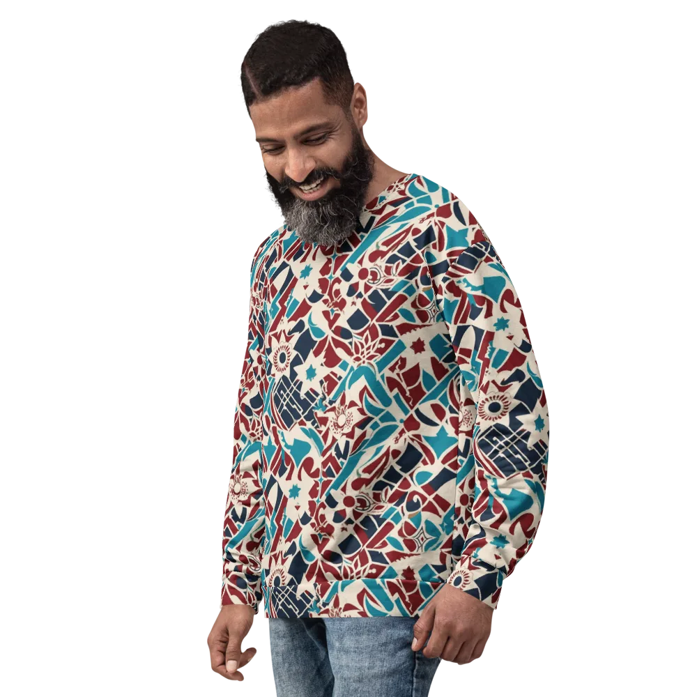 Deco Wildflower on Sweatshirt — Left Front