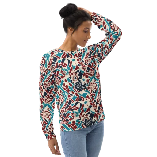 Deco Wildflower on a Sweatshirt