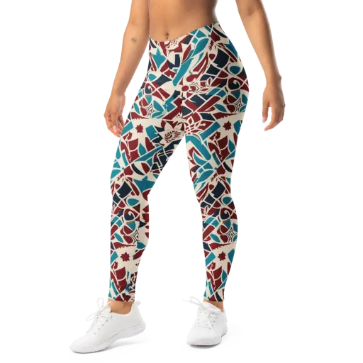 Deco Wildflower on a Leggings