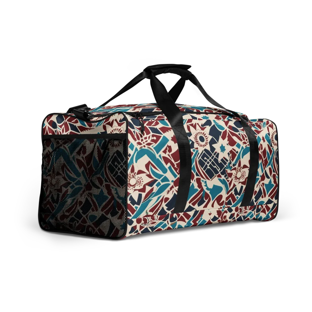 Deco Wildflower on Duffle Bag — Right Front