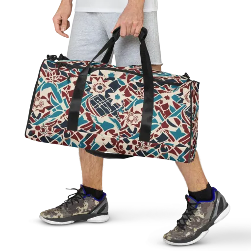 Deco Wildflower on a Duffle Bag