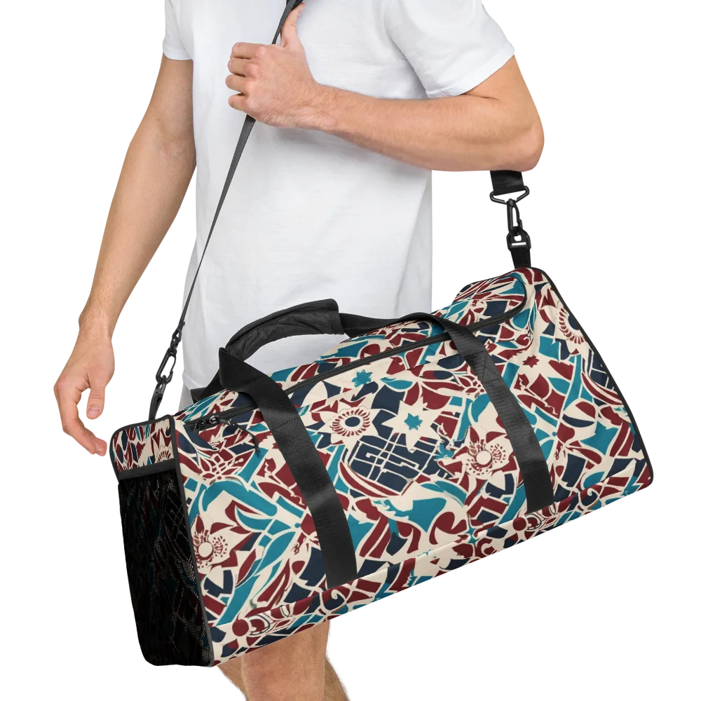 Deco Wildflower on Duffle Bag — Right Front
