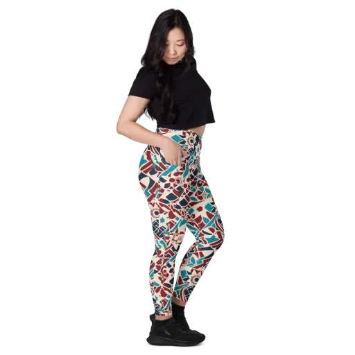 Deco Wildflower on a Leggings with Pockets