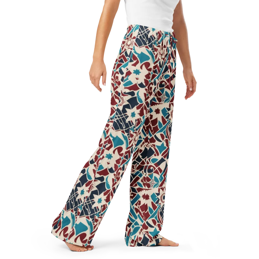 Deco Wildflower on Women's Pajama Pants — Right Front