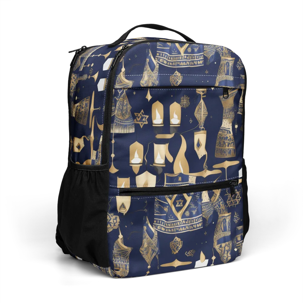 Gilded Vigil on Utility Backpack — Right Front