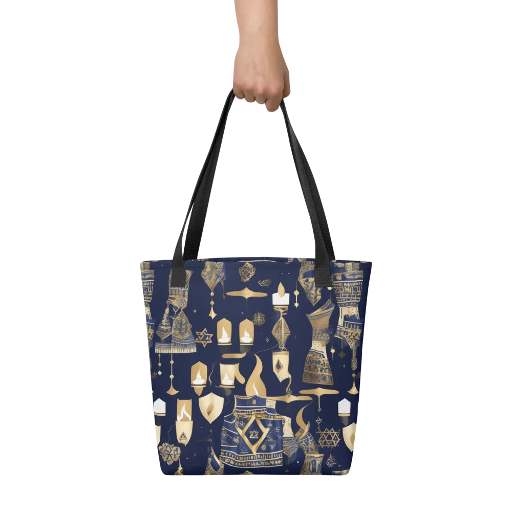 Gilded Vigil on Tote Bag — Front