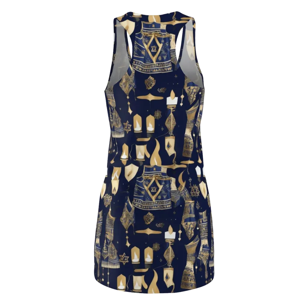 Gilded Vigil on Racerback Dress — Back