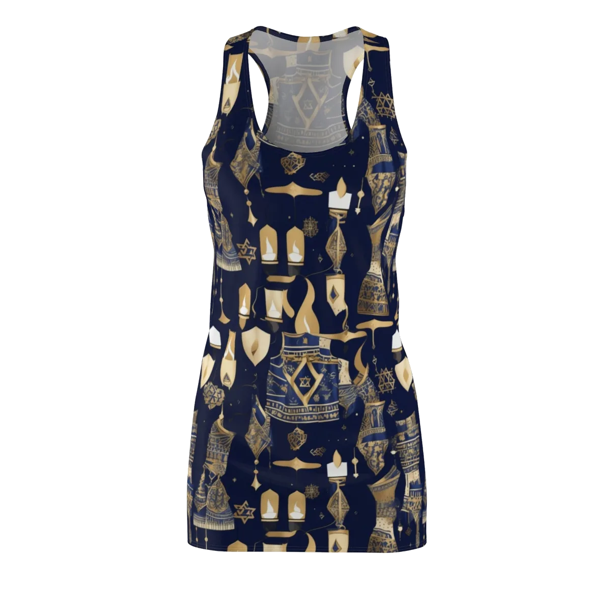 Gilded Vigil on Racerback Dress — Front