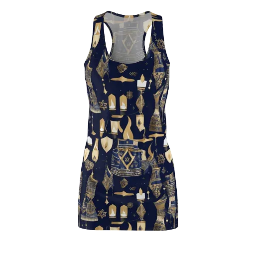 Gilded Vigil on a Racerback Dress