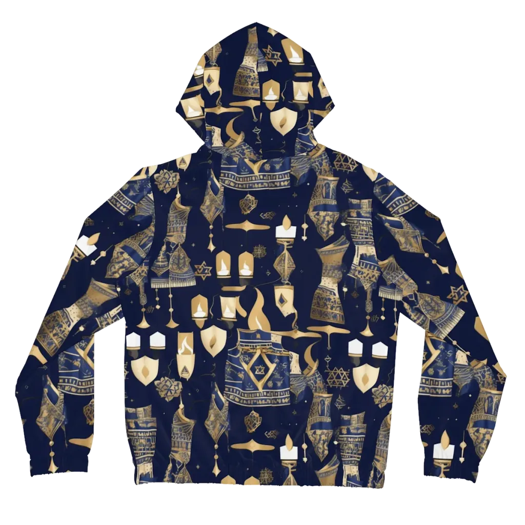 Gilded Vigil on Women's Full-Zip Hoodie — Back
