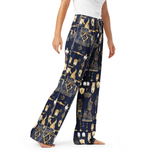 Gilded Vigil on a Women's Pajama Pants