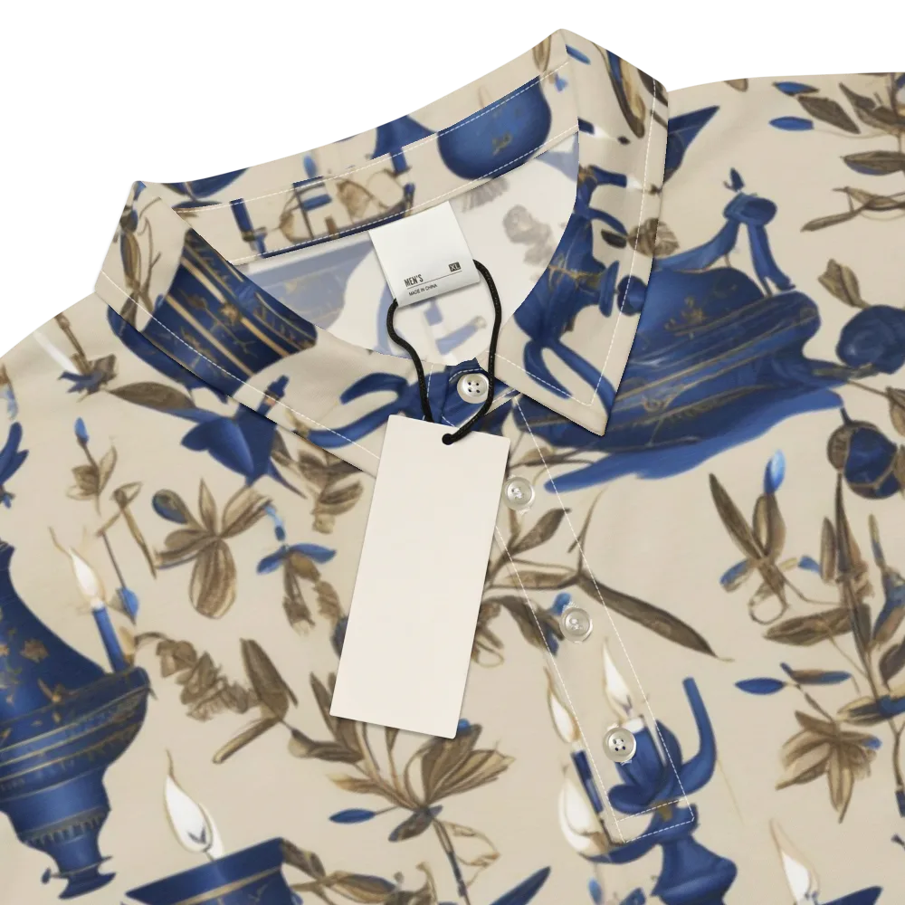 Blue Hour Still Life on Men's Slim Fit Polo Shirt — Product details