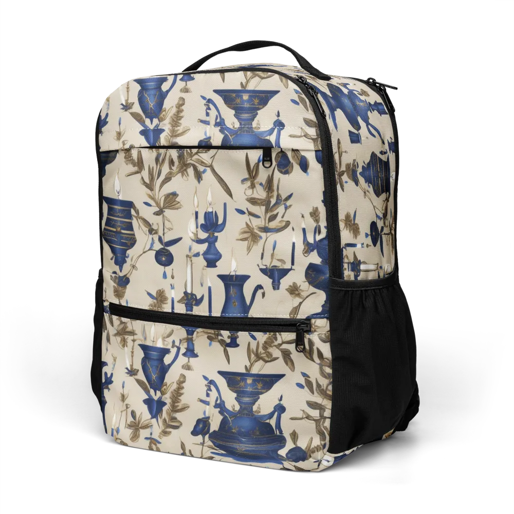 Blue Hour Still Life on Utility Backpack — Left Front