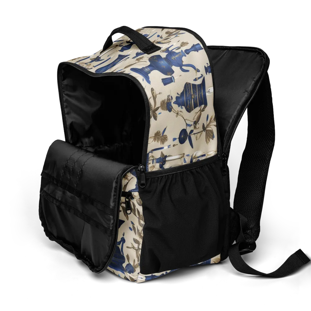 Blue Hour Still Life on Utility Backpack — Product details 2
