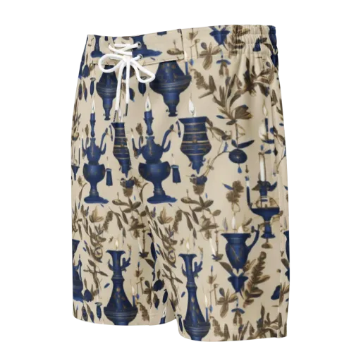 Blue Hour Still Life on a Men's Board Shorts