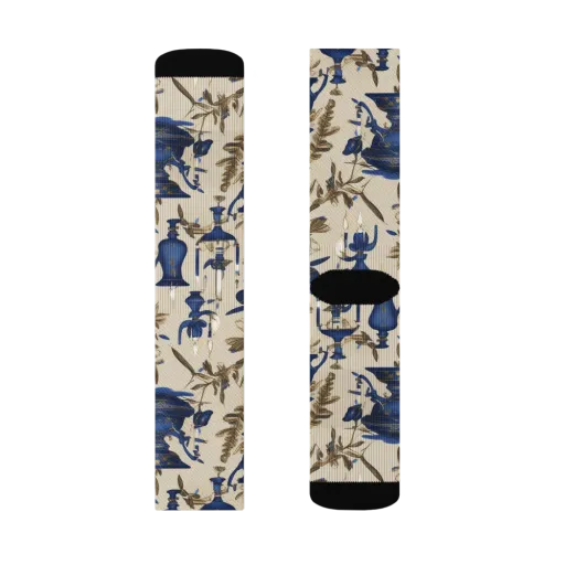 Blue Hour Still Life on a Socks