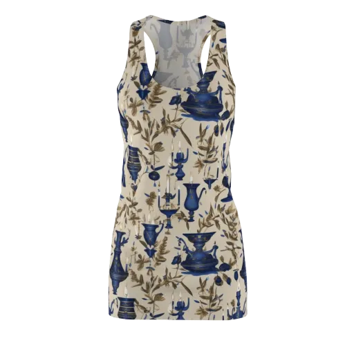 Blue Hour Still Life on a Racerback Dress
