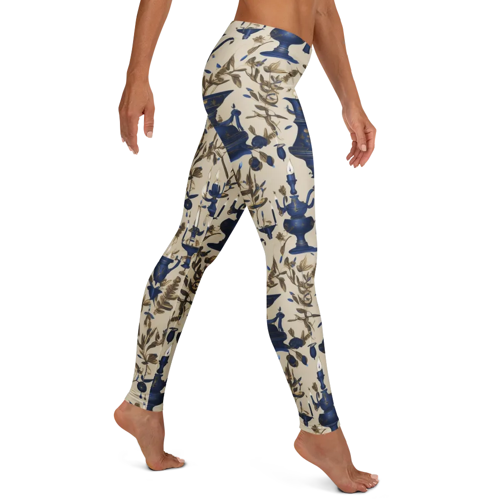 Blue Hour Still Life on Leggings — Right