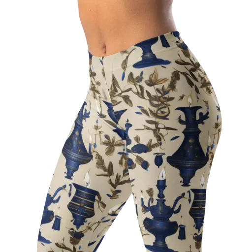 Blue Hour Still Life on a Leggings