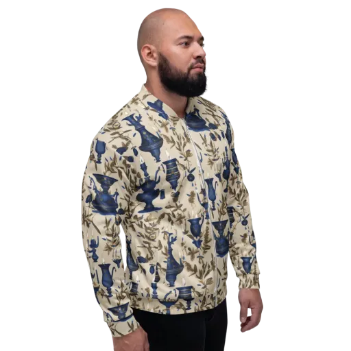Blue Hour Still Life on a Bomber Jacket