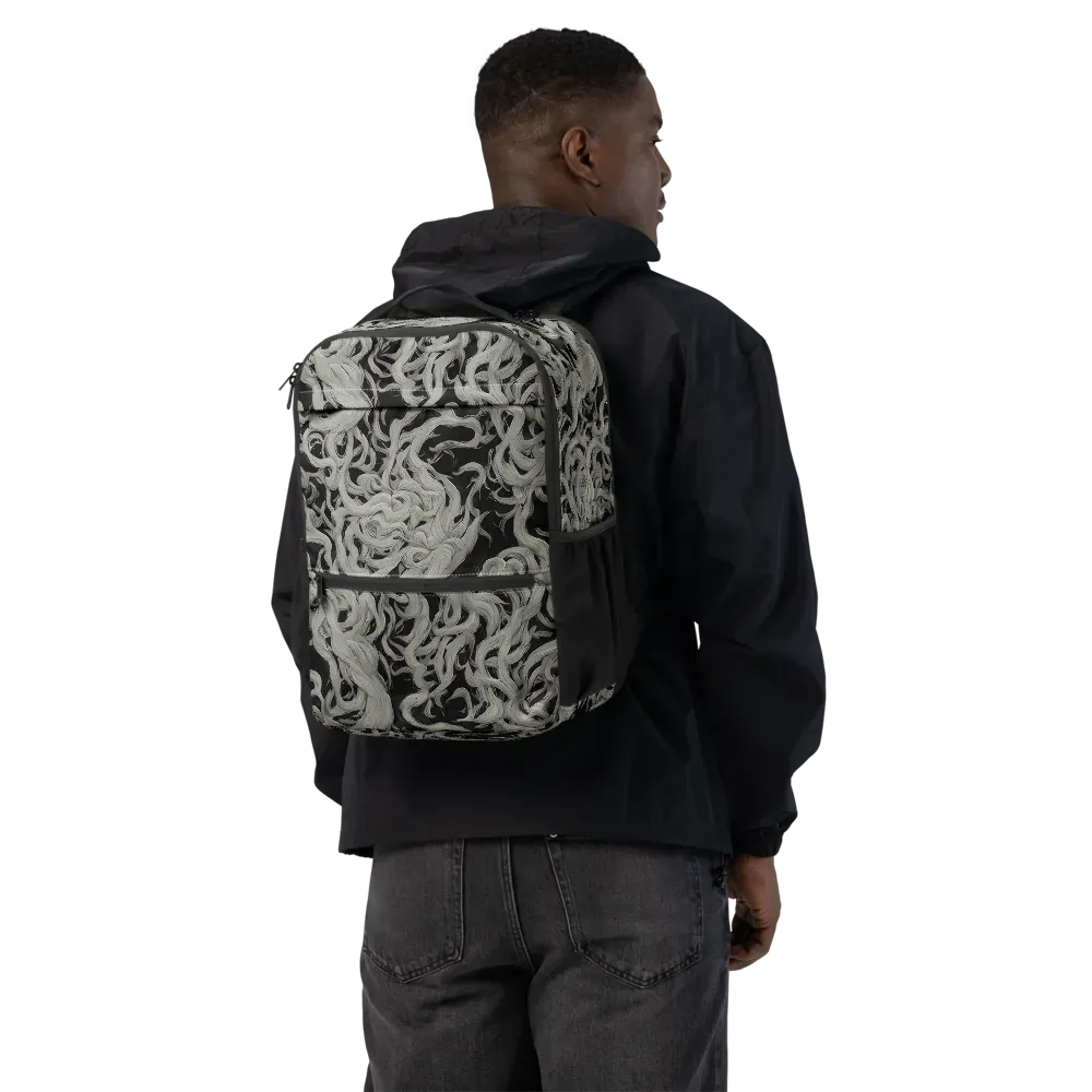 Ashen Current on Utility Backpack — Back