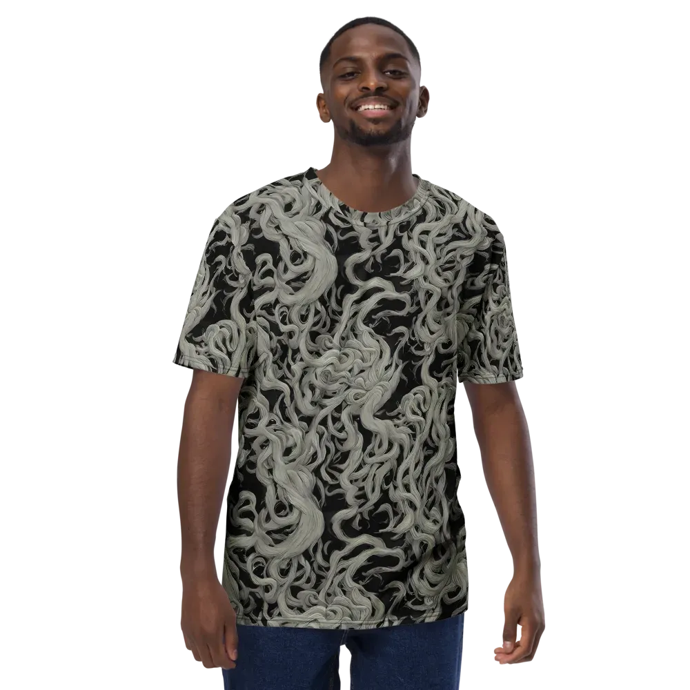 Ashen Current on Men's Crew Neck T-Shirt — Front