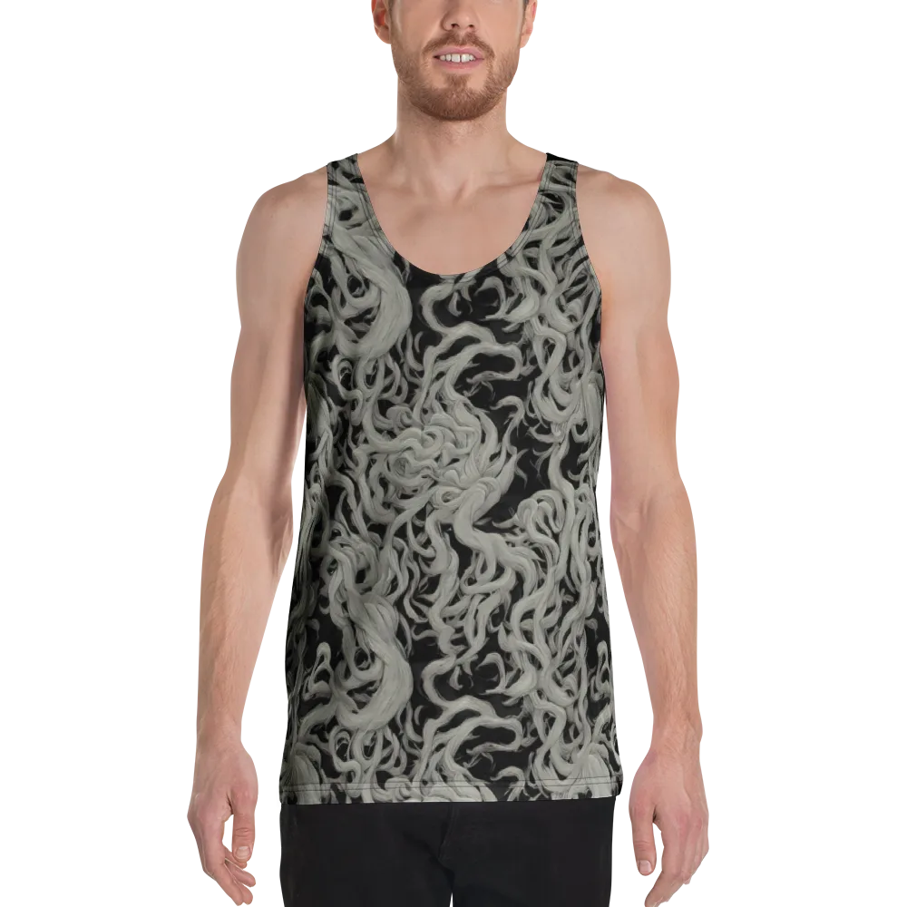 Ashen Current on Men's Tank Top — Front