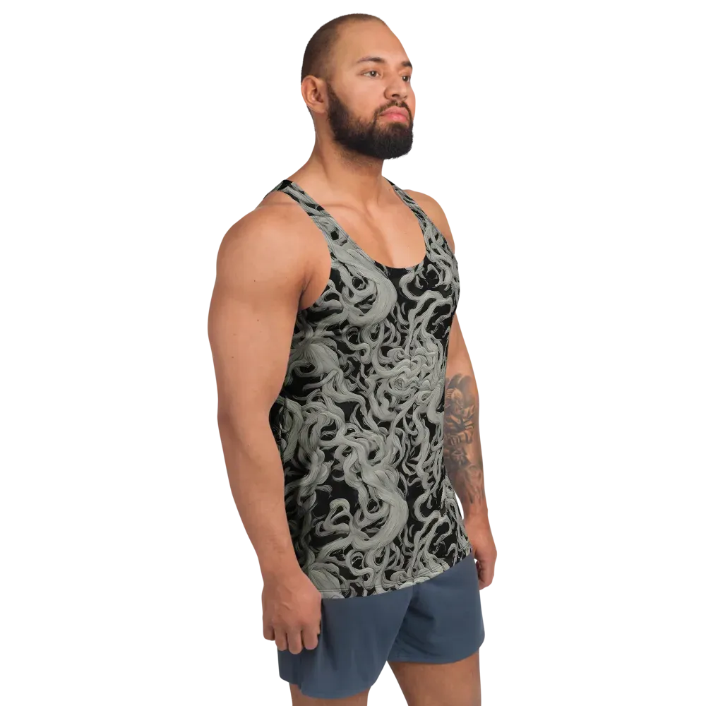 Ashen Current on Men's Tank Top — Right Front