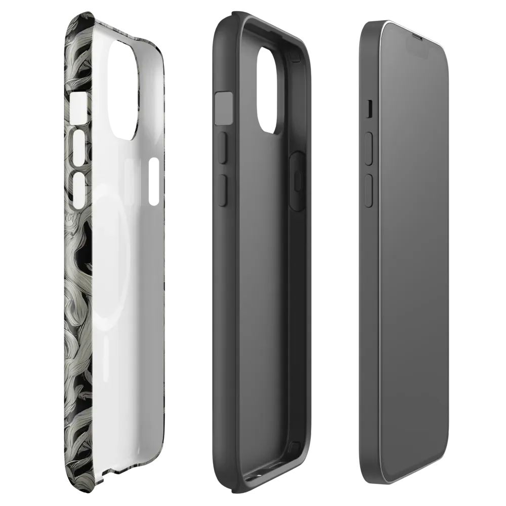 Ashen Current on MagSafe Tough Case for iPhone® — Front