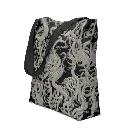 Ashen Current on a Tote Bag