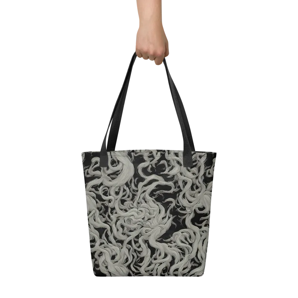 Ashen Current on Tote Bag — Front