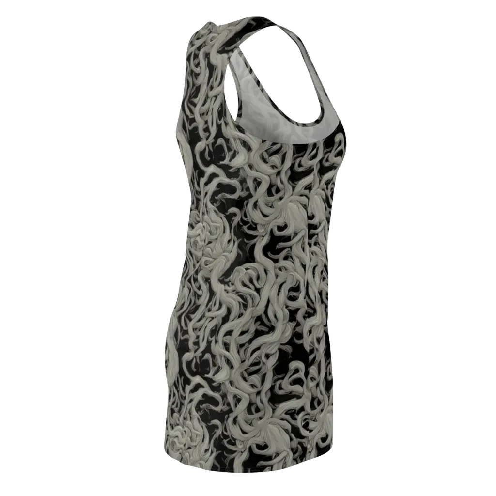 Ashen Current on Racerback Dress — Back Side