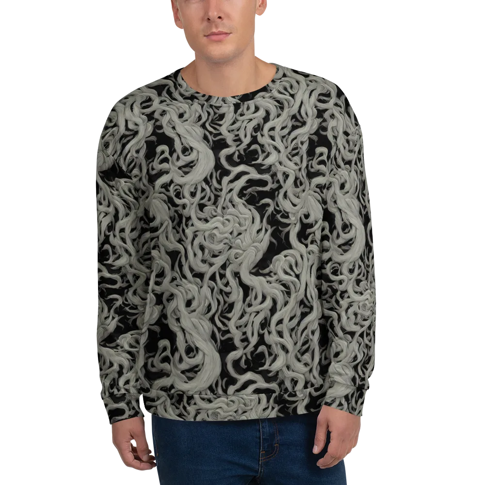 Ashen Current on Sweatshirt — Front