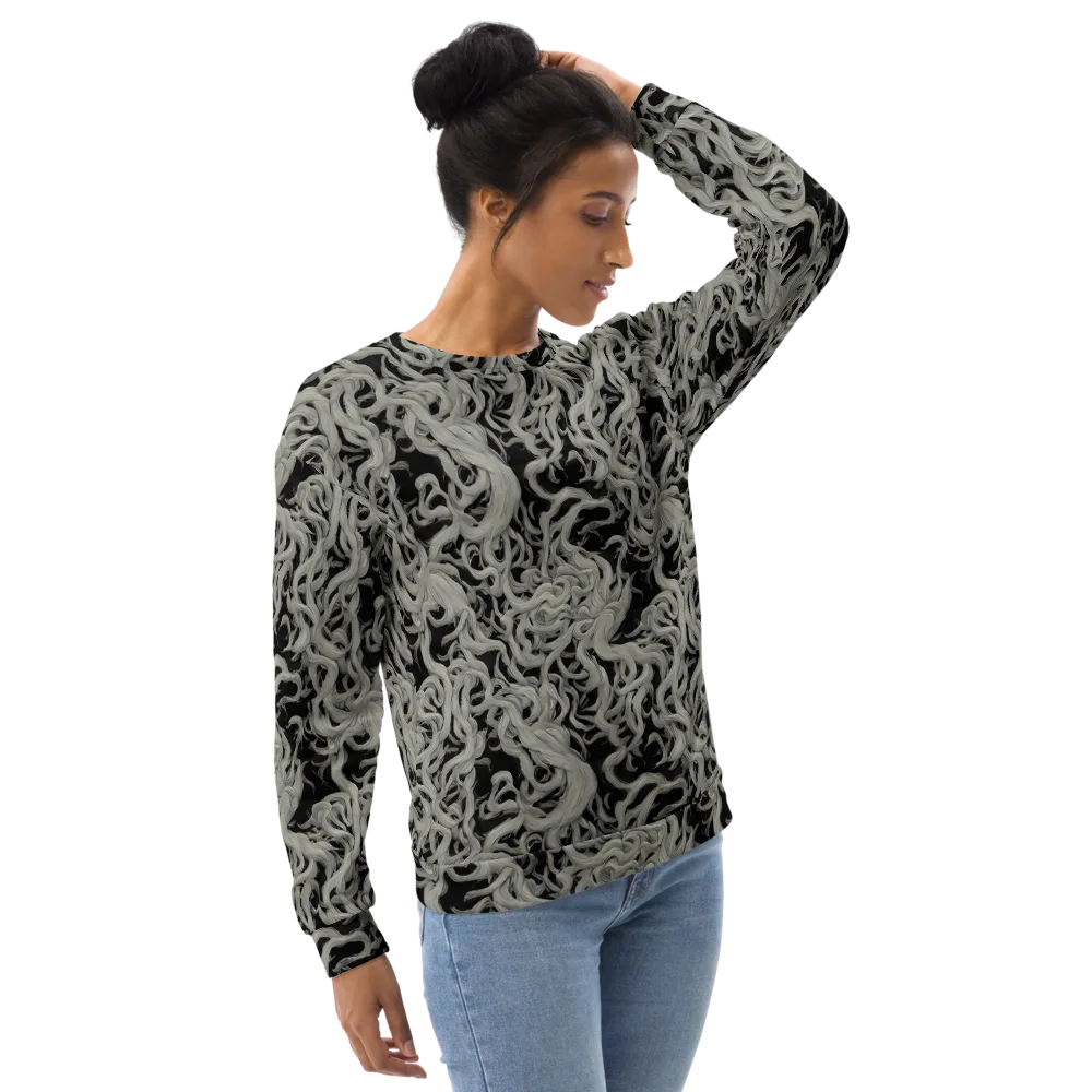 Ashen Current on Sweatshirt — Right Front