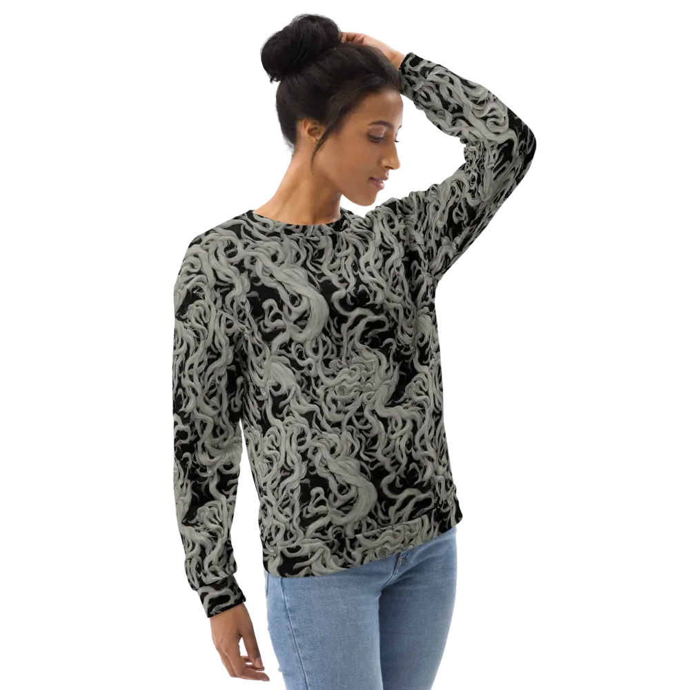 Ashen Current on Sweatshirt — Right Front