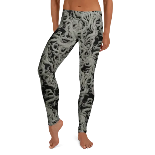 Ashen Current on a Leggings