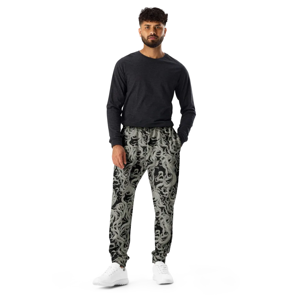 Ashen Current on Men's Joggers — Front