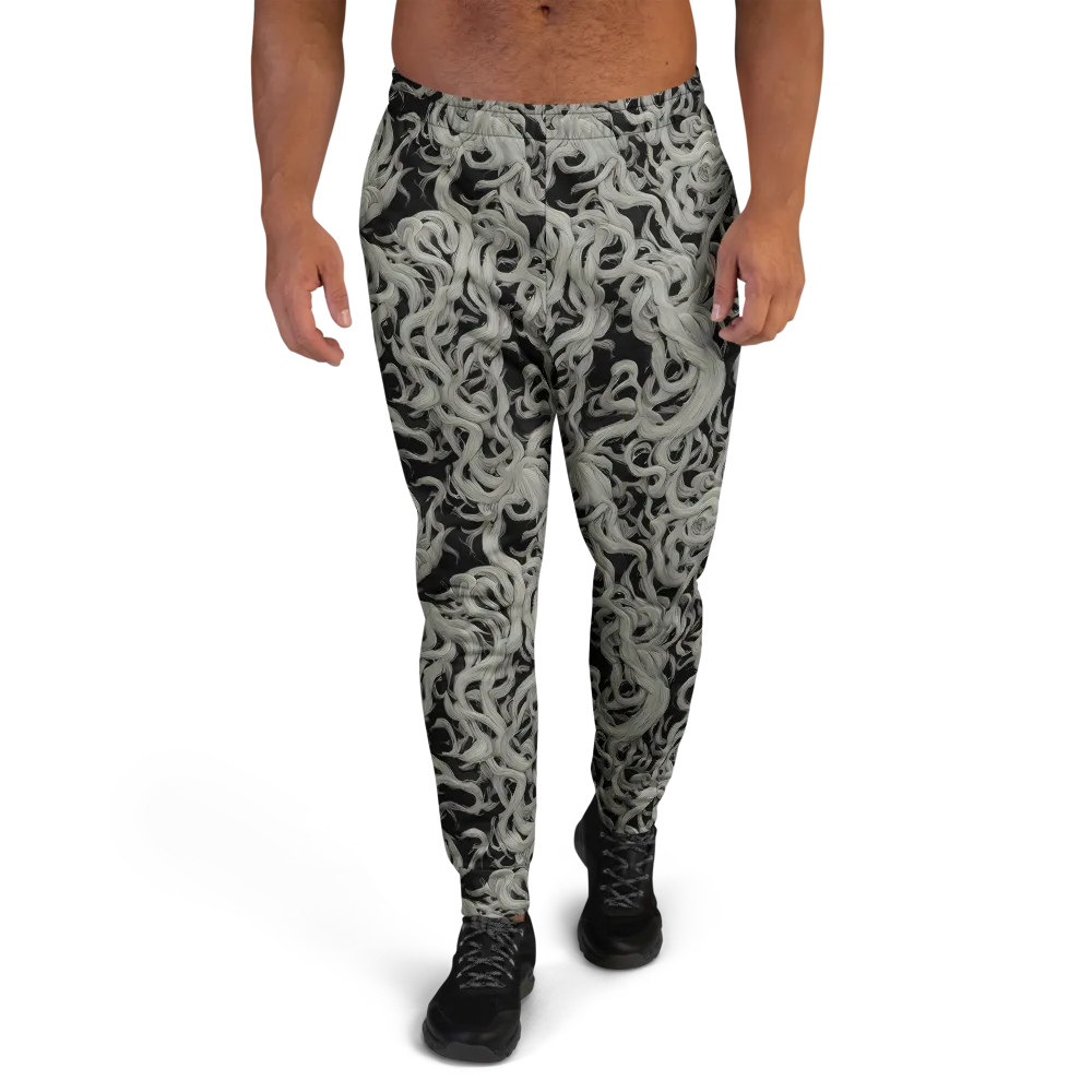 Ashen Current on Men's Joggers — Front