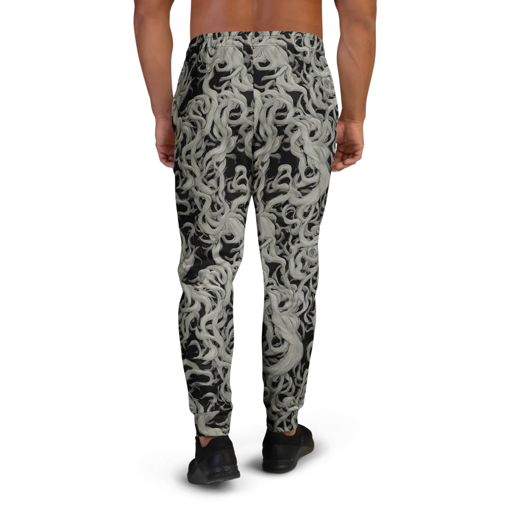Ashen Current on Men's Joggers — Back