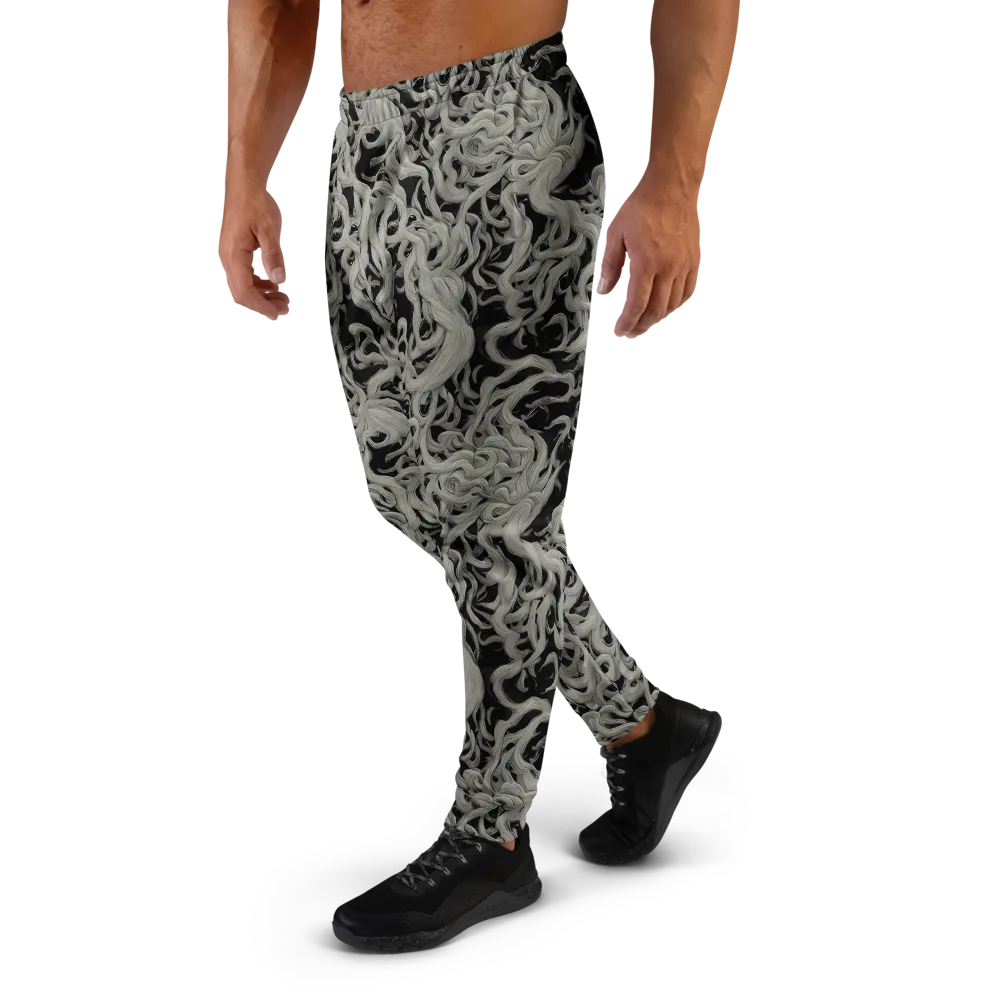 Ashen Current on Men's Joggers — Left