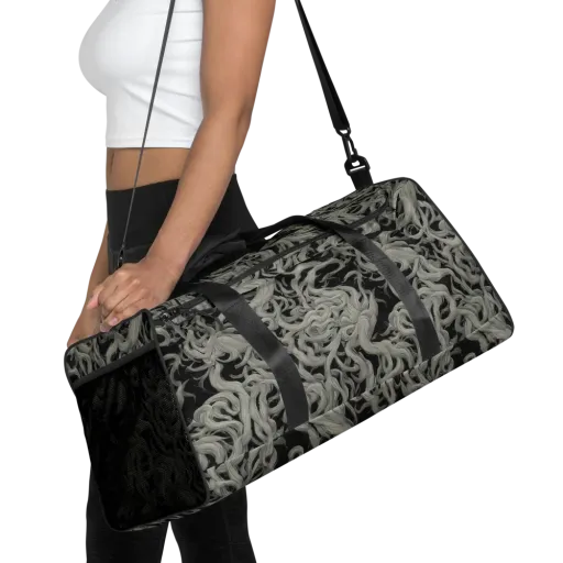 Ashen Current on a Duffle Bag