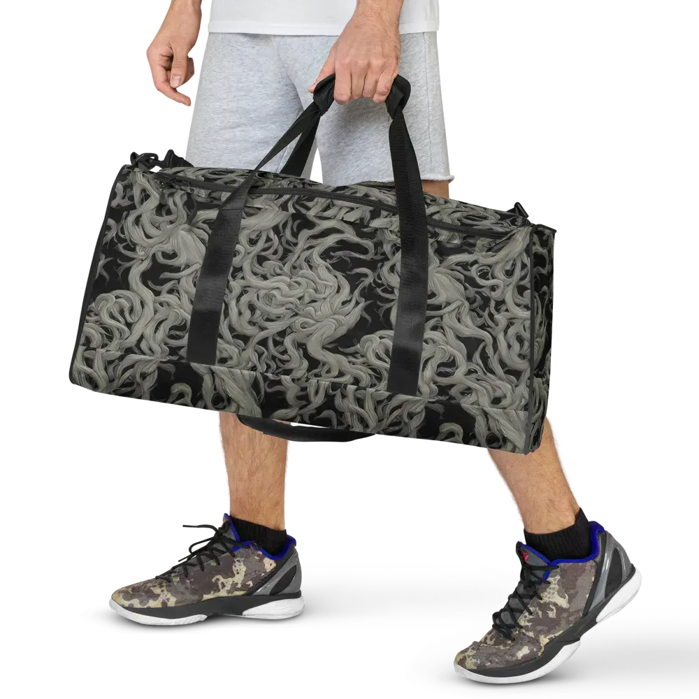 Ashen Current on Duffle Bag — Front