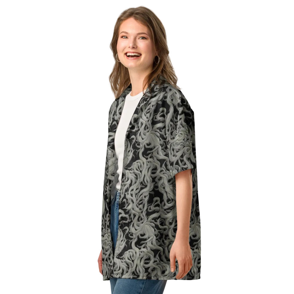 Ashen Current on Button Shirt — Left Front