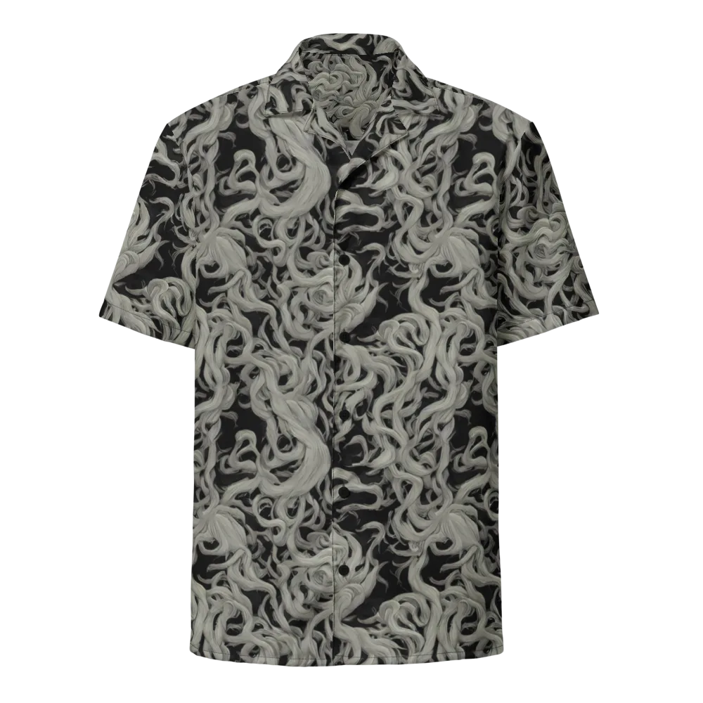 Ashen Current on Button Shirt — Front