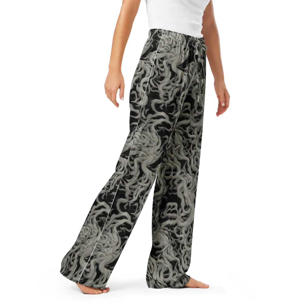 Ashen Current on Women's Pajama Pants — Right Front